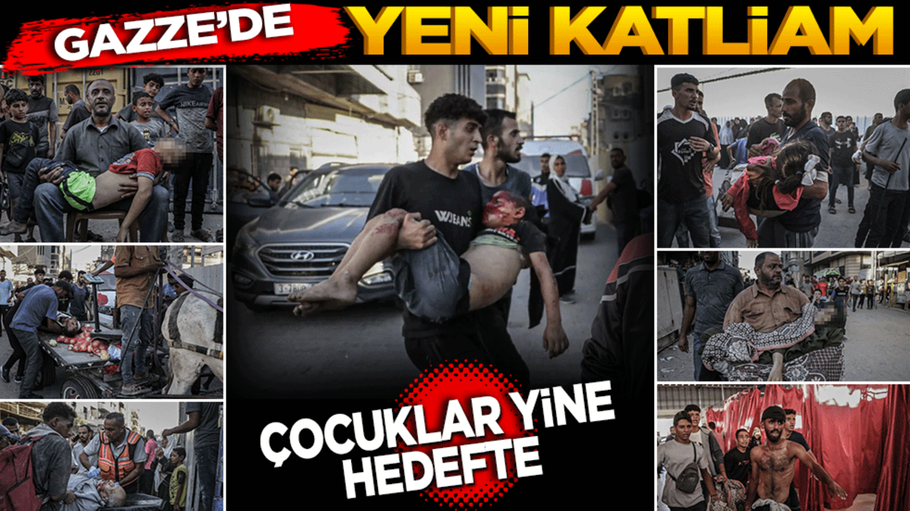Gazze’de yeni katliam: Çocuklar yine hedef oldu!