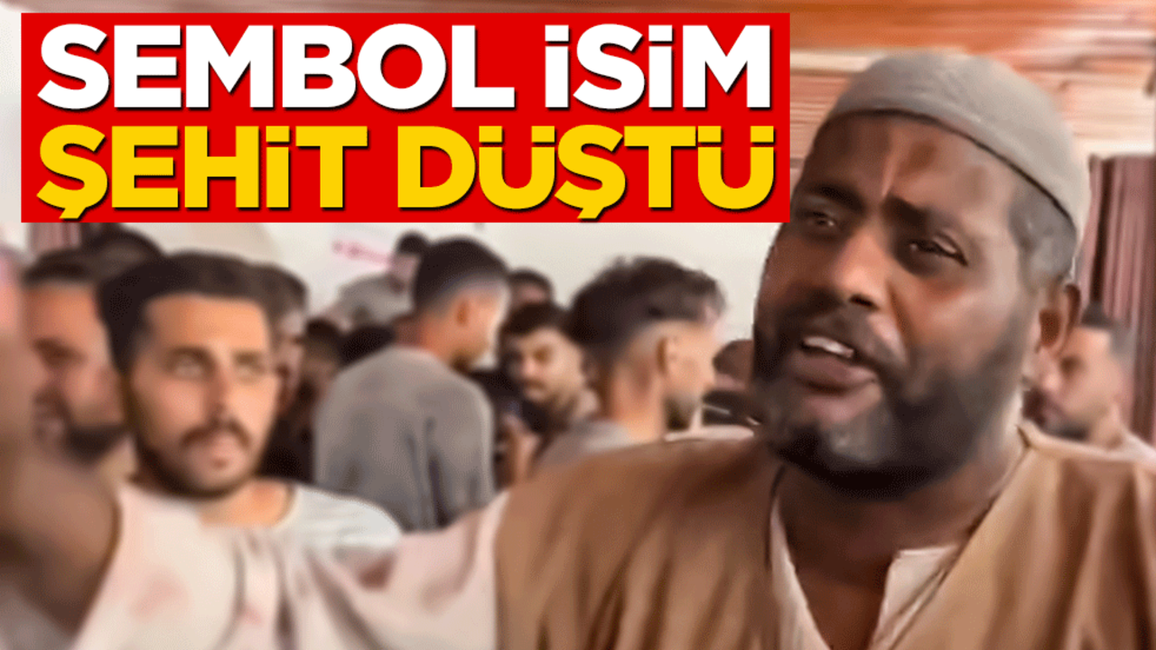 Gazze'nin sembol ismi şehit düştü