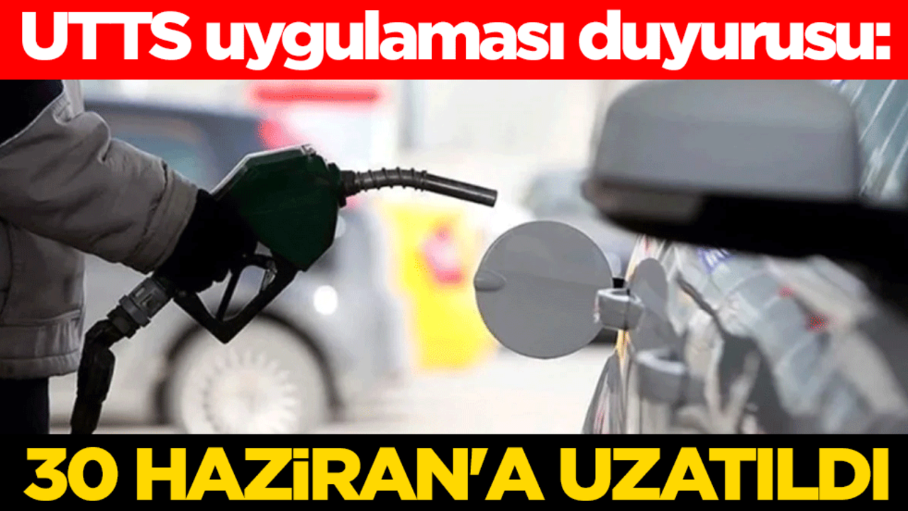 Gelir İdaresi Başkanlığından UTTS uygulaması duyurusu: 30 Haziran'a kadar uzatıldı