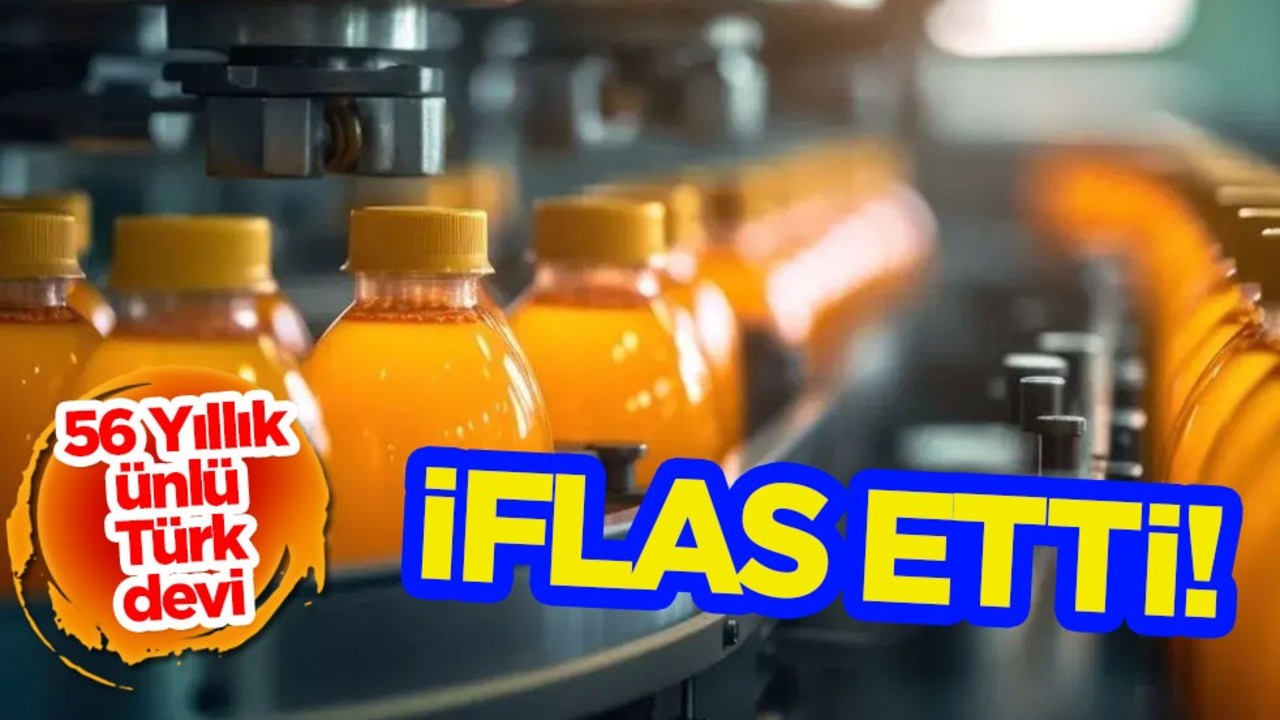 Gıda devi iflas etti!: 56 yıllık ünlü meyve suyu markası devinden kötü haber geldi