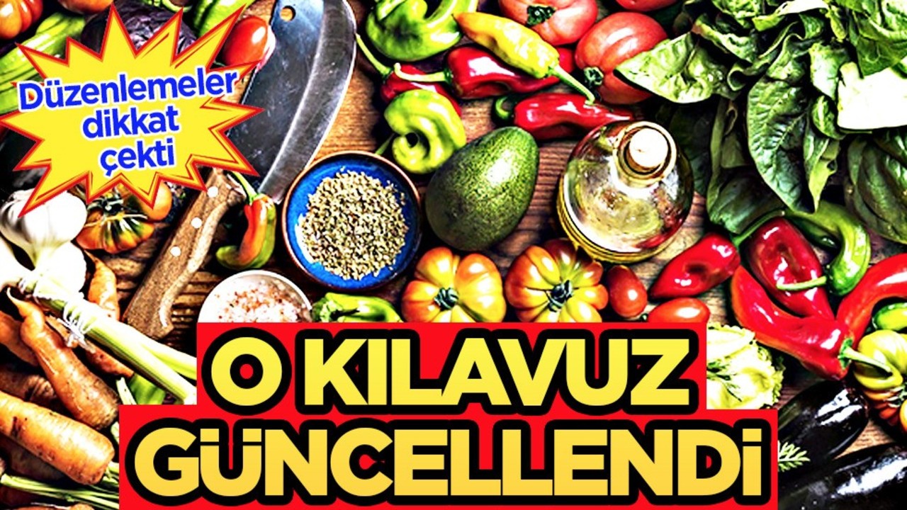 Gıda işletmelerine yönelik güncel kılavuzda 'vejetaryen', 'vegan' kavramları dikkat çekti