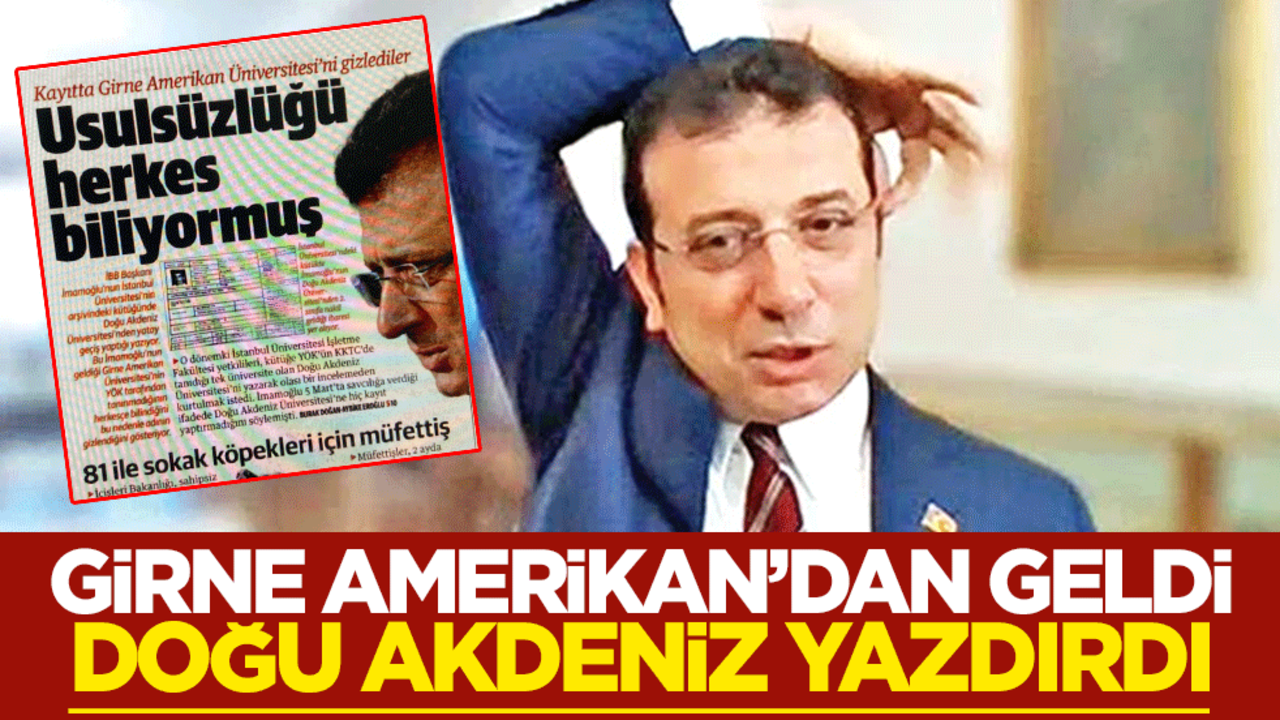 Girne Amerikan’dan geldi, Doğu Akdeniz yazdırdı