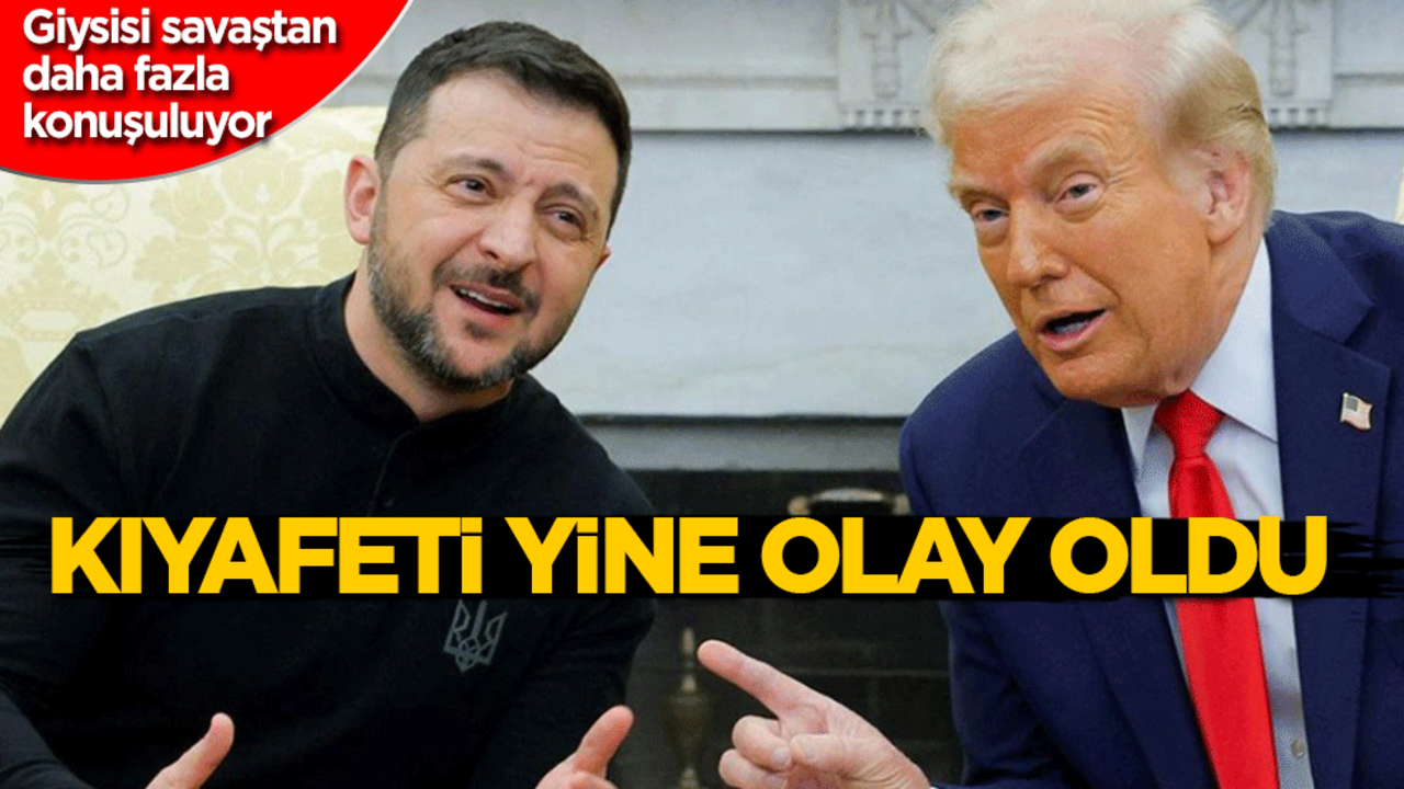 Giysisi savaştan daha fazla konuşuluyor: Zelenskiy'nin kıyafeti yine olay oldu
