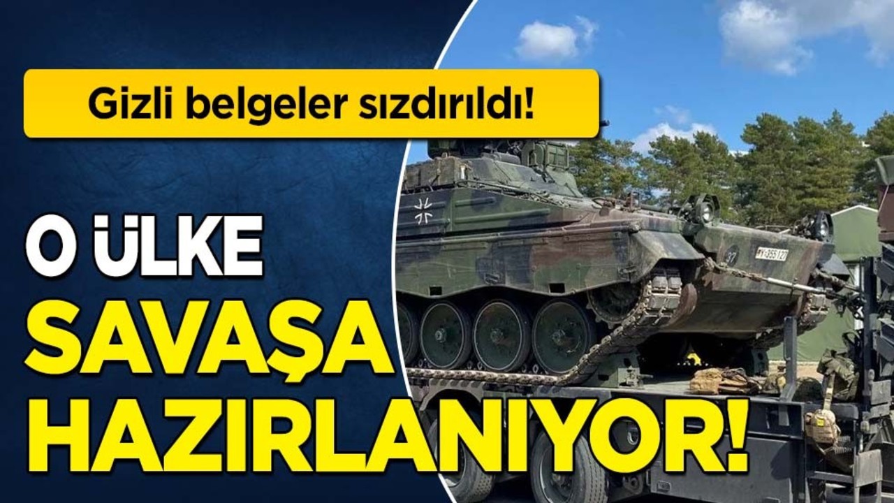 Gizli belgeler sızdırıldı! Haberi ortalığı karıştırdı: Almanya savaşa hazırlanıyor!