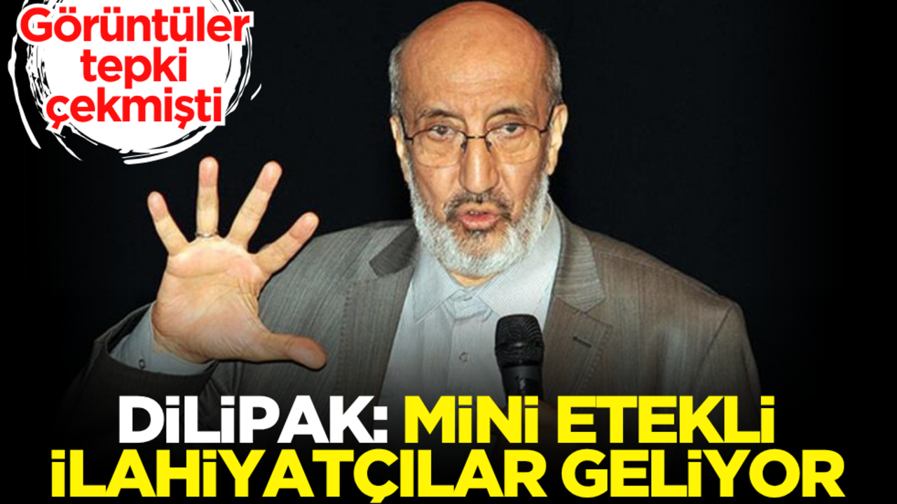 Görüntüler tepki çekti! Abdurrahman Dilipak: Mini etekli ilahiyatçılar geliyor…