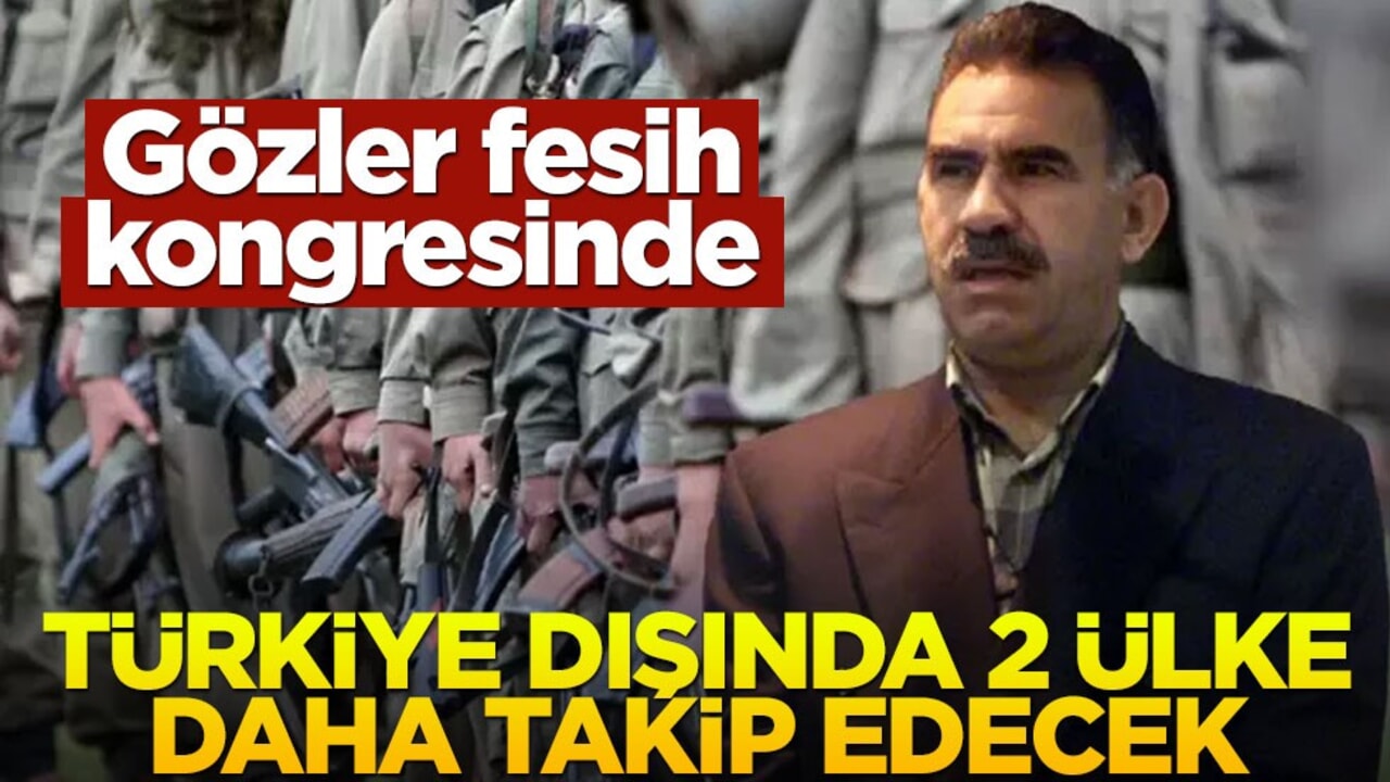 Gözler PKK'nın fesih kongresinde! Türkiye'den başka 2 ülke daha takip edecek