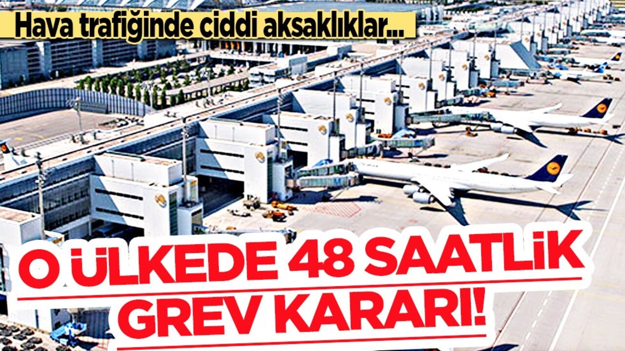 Grev, 28 Şubat 2025'te ayağa kaldırdı! Münih Havalimanı'nda uçuşlar iptal edildi