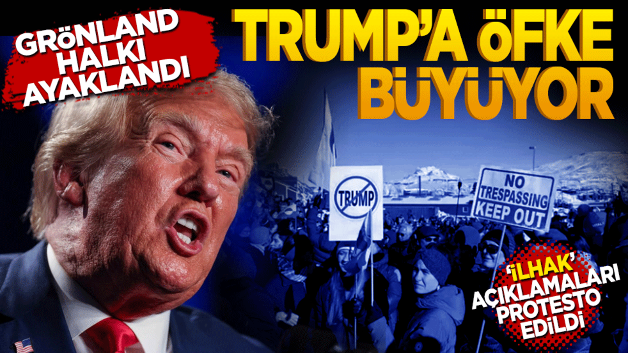Grönland'da halk ayaklandı! Trump'a öfke büyüyor