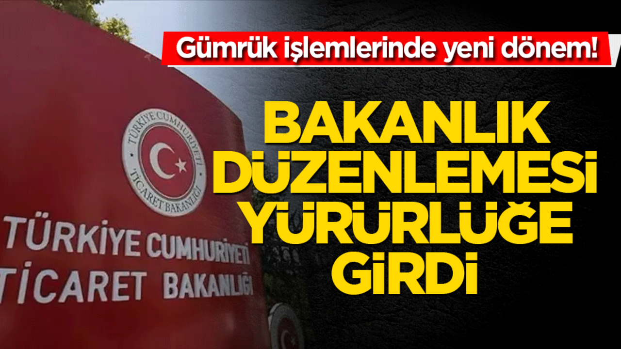 Gümrük vergileri ve cezalar için yeni düzenleme! Ticaret Bakanlığı harekete geçti