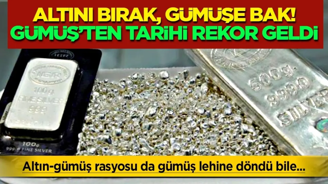 Gümüşün onsu 51 doları aştı rekor kırdı... 