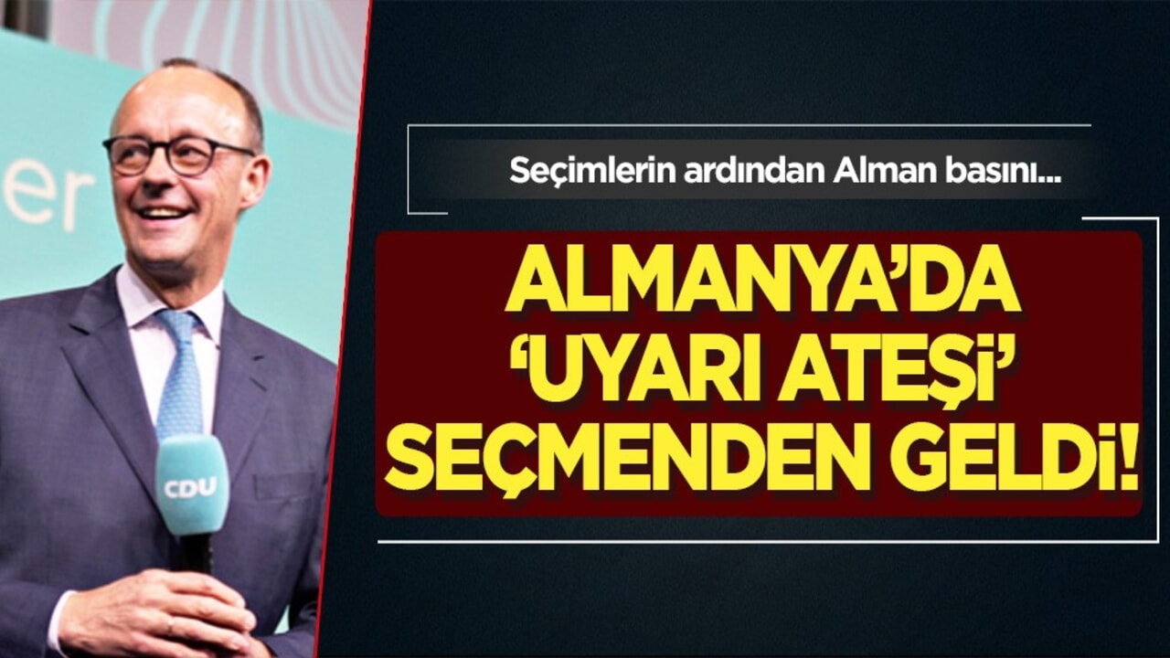 Gündeme oturacak 'seçim' açıklaması! Alman basını: Seçim uyarı ateşi niteliğinde