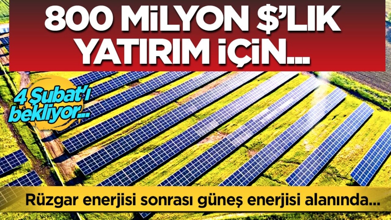 Güneş enerjisi alanında 800 milyonluk adım: Bayraktar, Başkan Erdoğan'ın söz verdi!