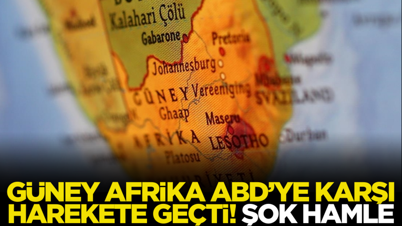 Güney Afrika ABD’ye karşı harekete geçti! Hamleyi resmen duyurdular