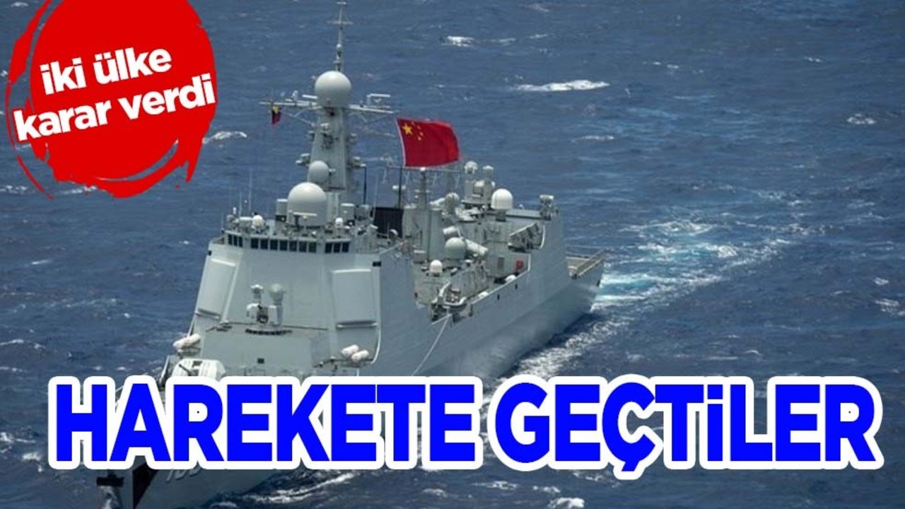 Güney Çin Denizi'nde tansiyon yükseliyor! 2 ülke askeri tatbikat yaptı!