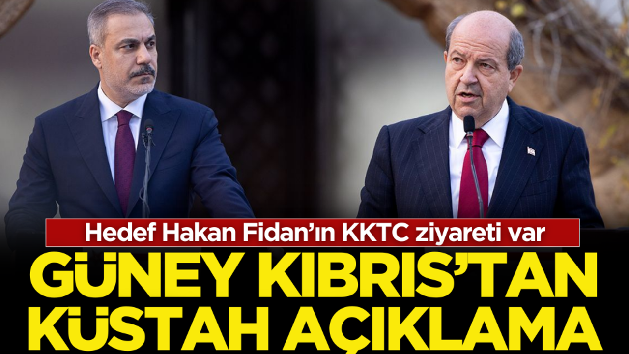 Güney Kıbrıs’tan küstah açıklama! Hedef Hakan Fidan’ın KKTC ziyareti var