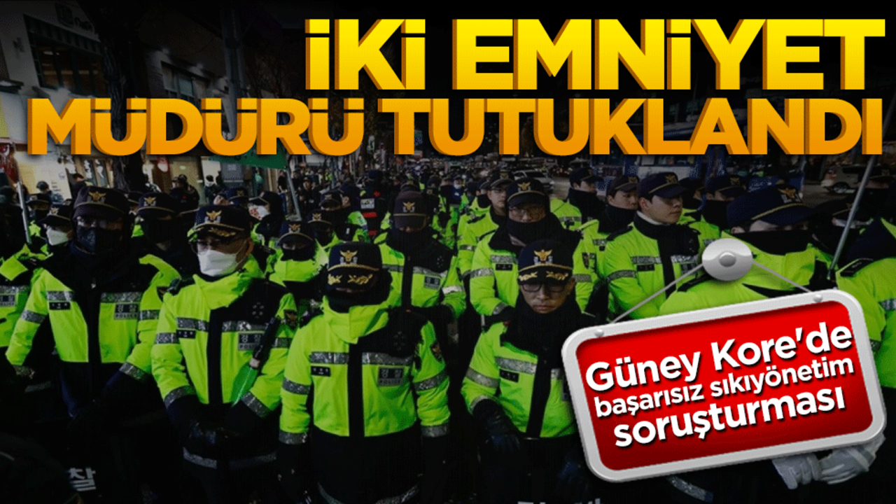 Güney Kore'de başarısız sıkıyönetim soruşturması: İki emniyet müdürü tutuklandı!