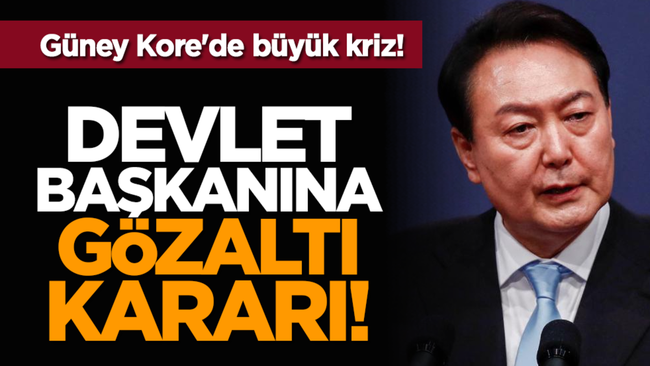 Güney Kore'de büyük kriz! Devlet Başkanına gözaltı kararı!