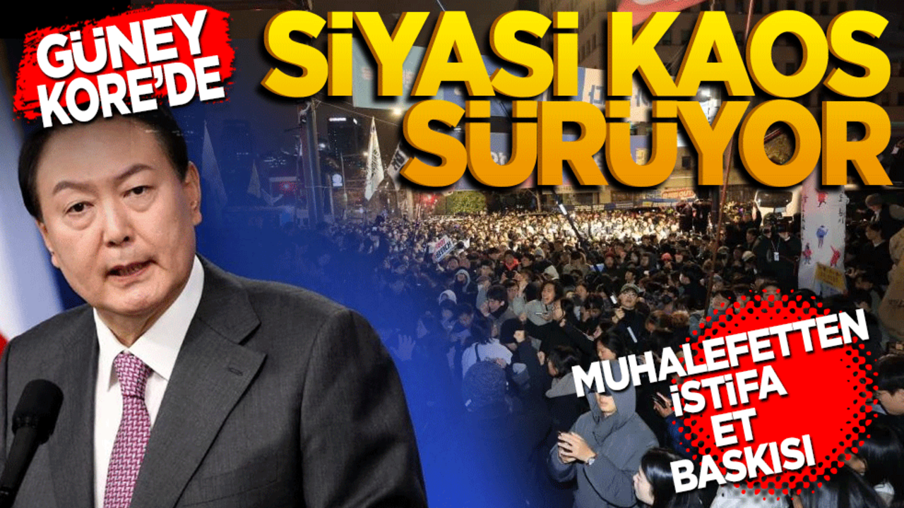 Güney Kore’de siyasi kaos sürüyor
