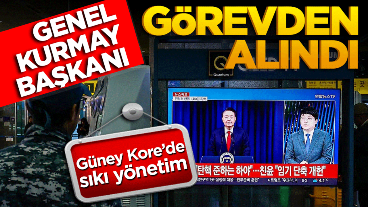 Güney Kore'de şok! Sıkıyönetim soruşturmasında Genelkurmay Başkanı görevden alındı!