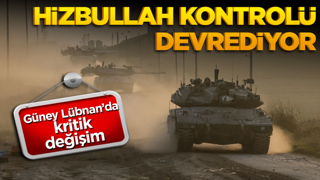 Güney Lübnan’da kritik değişim: Hizbullah kontrolü devrediyor!