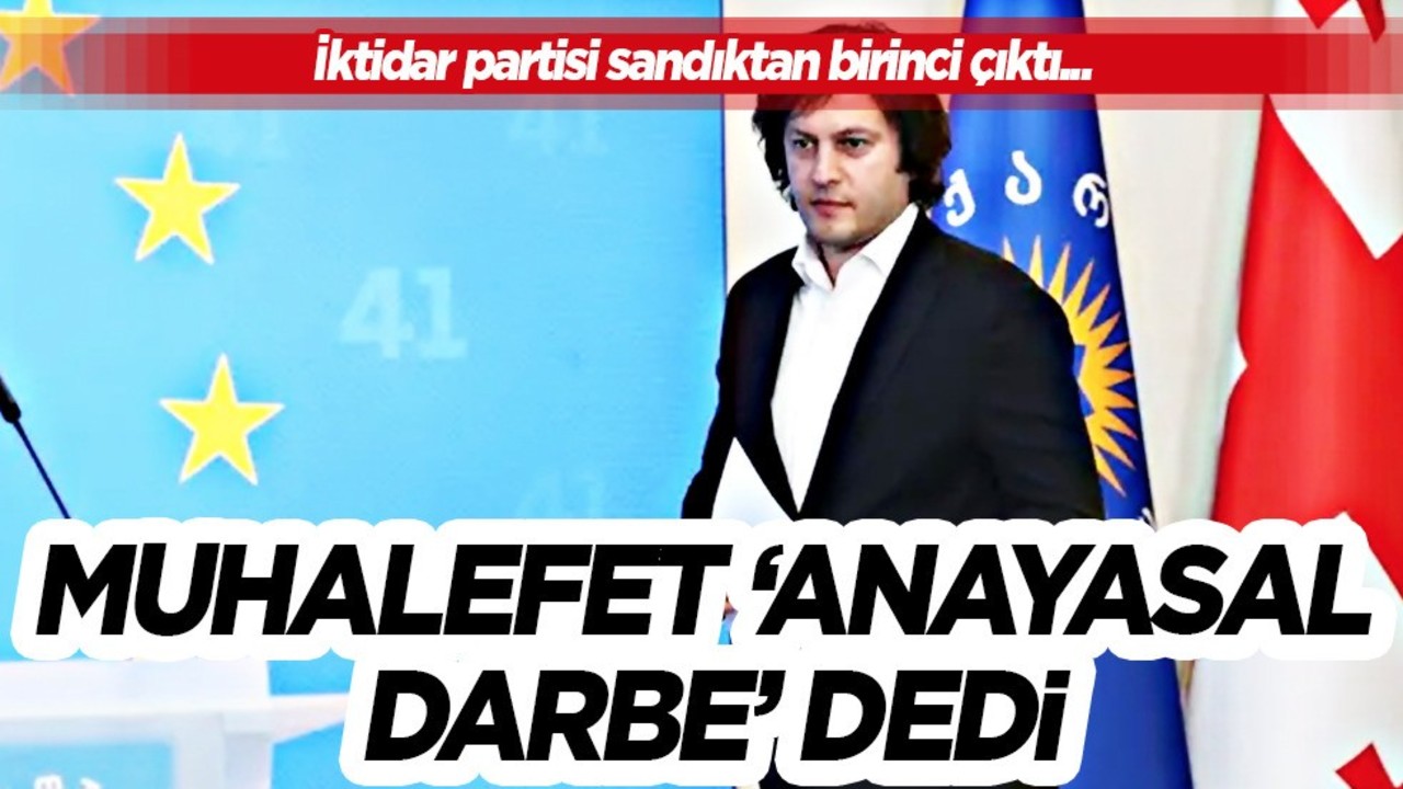 Gürcistan'da seçimler! Acı haber geldi: İktidar zafer ilan etti, muhalefet 'anayasal darbe' dedi! Komisyon duyurdu