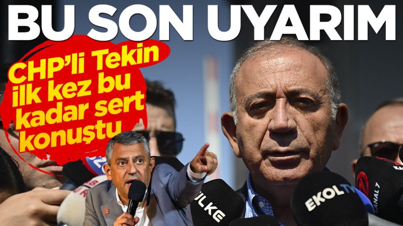 Gürsel Tekin ilk kez bu kadar sert konuştu! "Bu son uyarım, yoksa…"