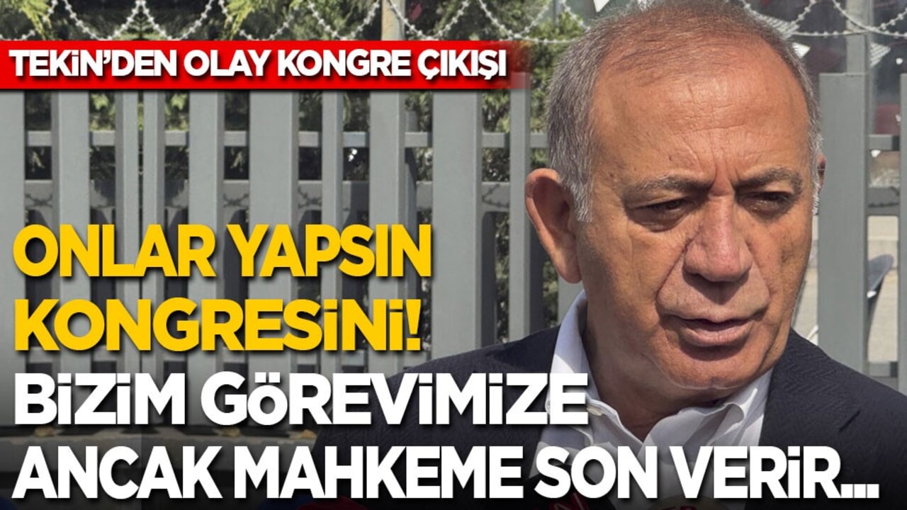 Gürsel Tekin’den olay kongre çıkışı: Onlar yapsın kongresini, bizim görevimize mahkeme son verir