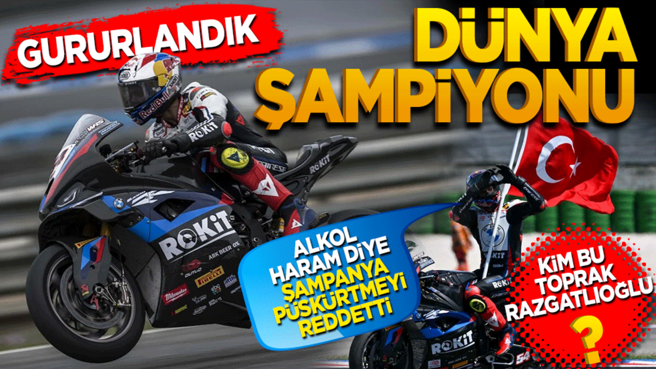 Gururlandık! Dünya şampiyonu oldu… Kim bu Toprak Razgatlıoğlu.