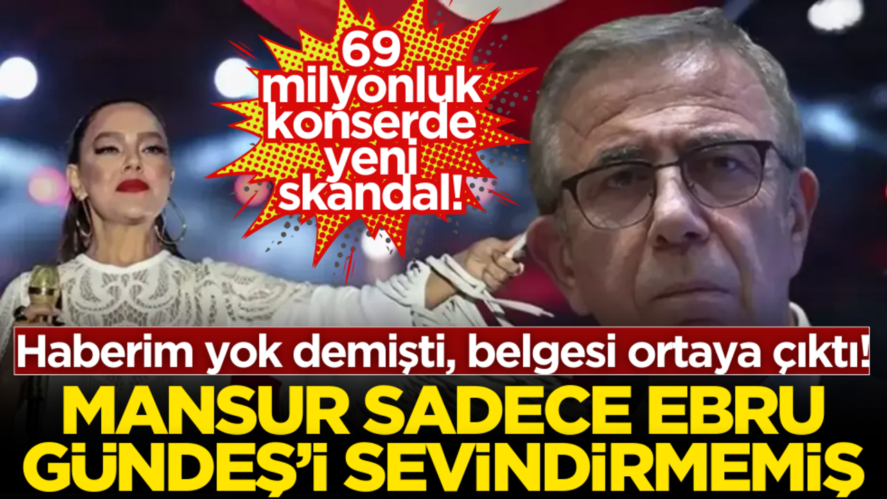 Haberim yok demişti, belgesi ortaya çıktı! Mansur sadece Ebru Gündeş’i sevindirmemiş…
