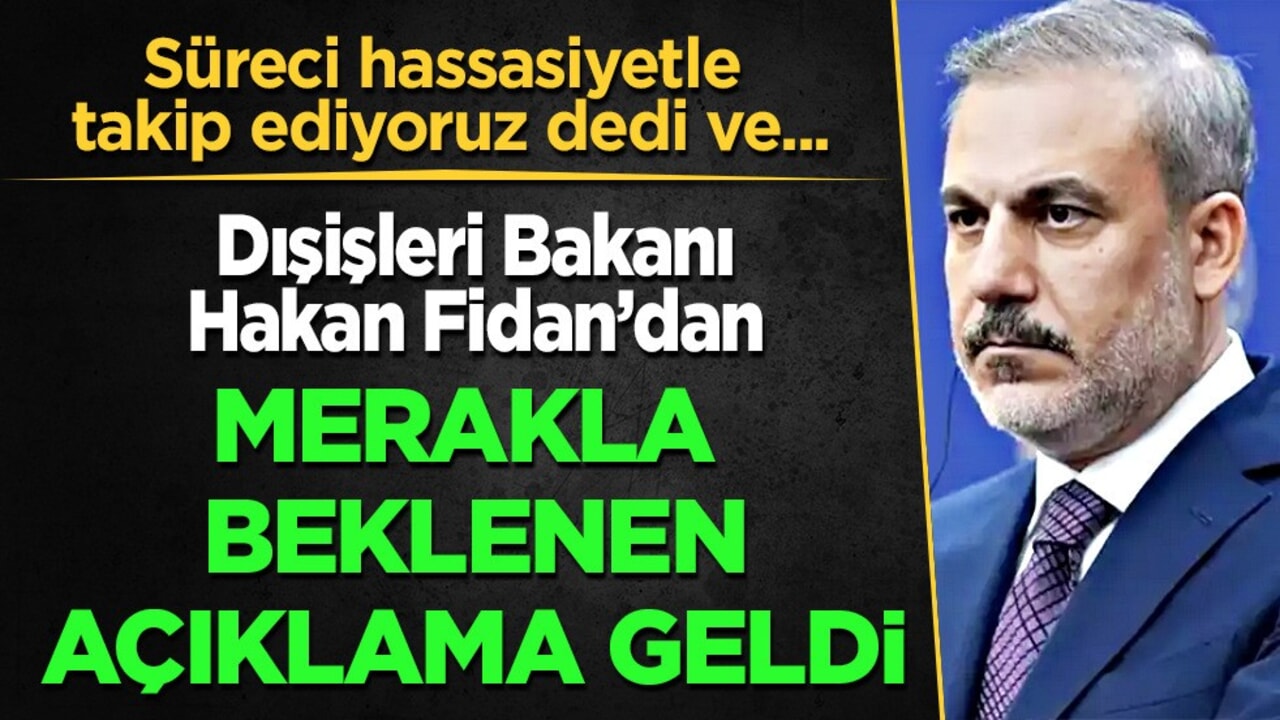 Hakan Fidan: YPG silah bırakıp oradaki milli orduya katılacak! Suriye’ye net mesajı paylaştı