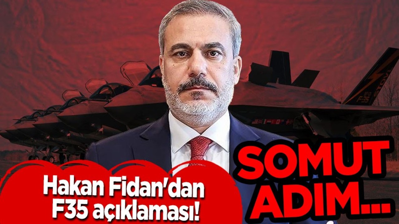 Hakan Fidan'dan F35 savaş uçağı açıklaması! BM'de ortaya çıktı: 'Yakın zamanda somut bir adım...'