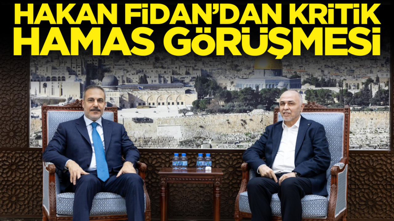 Hakan Fidan’dan ‘Gazze’de ateşkes’ teması! Hamas’la kritik görüşme