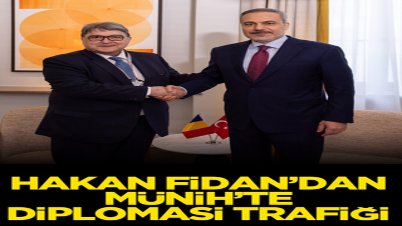 Hakan Fidan’dan Münih’te diplomasi trafiği!