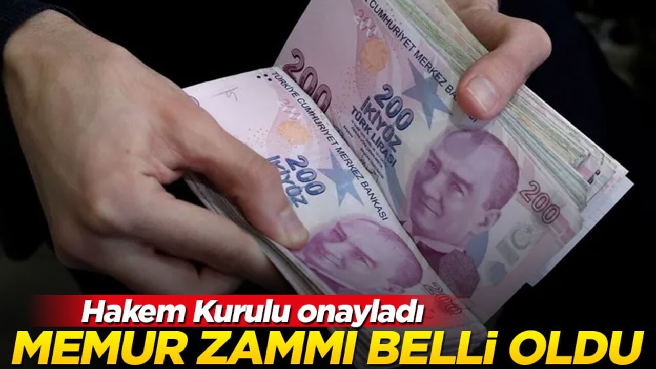 Hakem Kurulu onayladı: Memur zammı belli oldu!