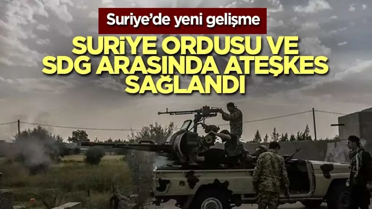 Halep’te güvenlik güçleri ve SDG çatışmasında ateşkes sağlandı