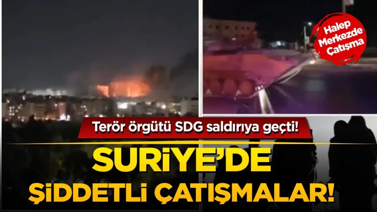 Halep'te terör örgütü PKK/YPG, Suriye güçlerine saldırdı