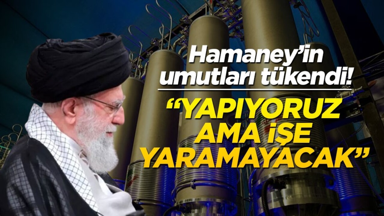 Hamaney’in umutları tükendi! "Yapıyoruz ama işe yaramayacak"