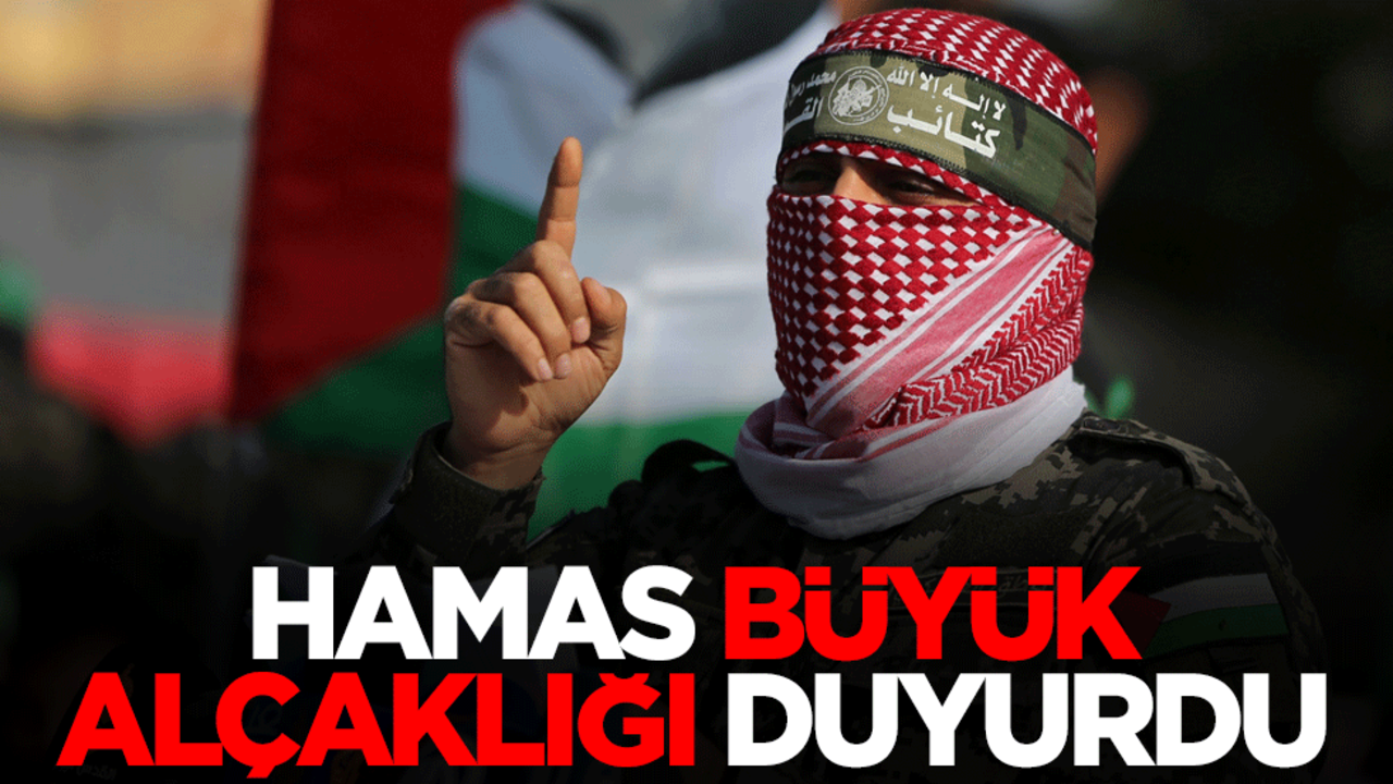 Hamas büyük alçaklığı duyurdu