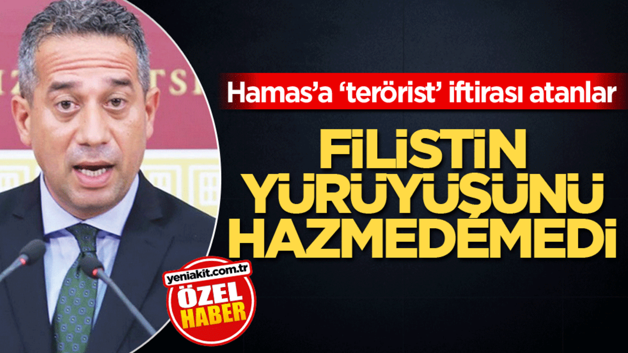 Hamas’a ‘terörist’ iftirası atanlar! Filistin yürüyüşünü hazmedemedi