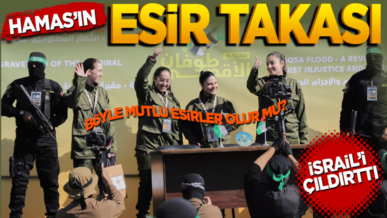 Hamas’ın esir takas törenleri İsrail’i çıldırttı!