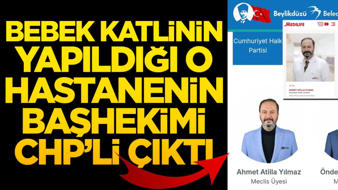Hastanelerde bebek katliamı skandalı patladı! Başhekim aynı zamanda CHP’li çıktı!