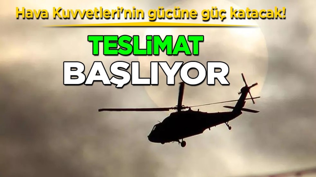 ﻿Hava Kuvvetleri Ordusu'nda güç katacak: Yeni helikopter teslim edilecek! Dünya alkışlıyor