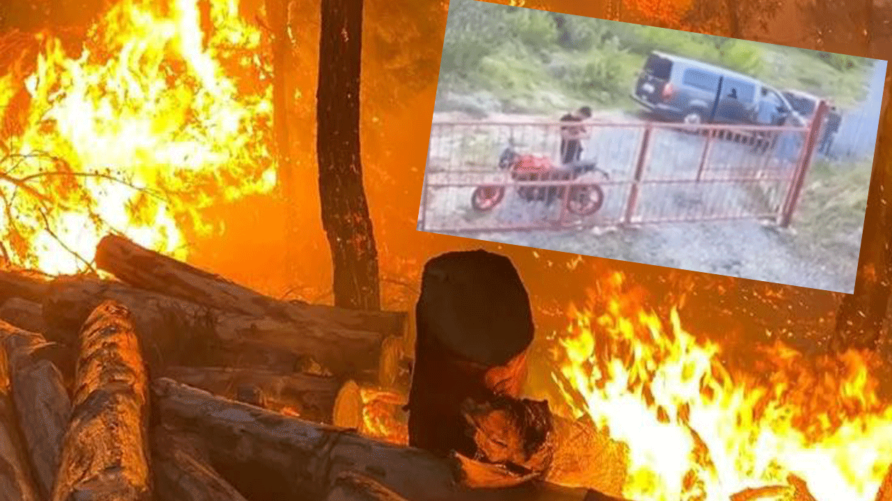 Hazine ararken ormanı yakan 5 defineci tutuklandı