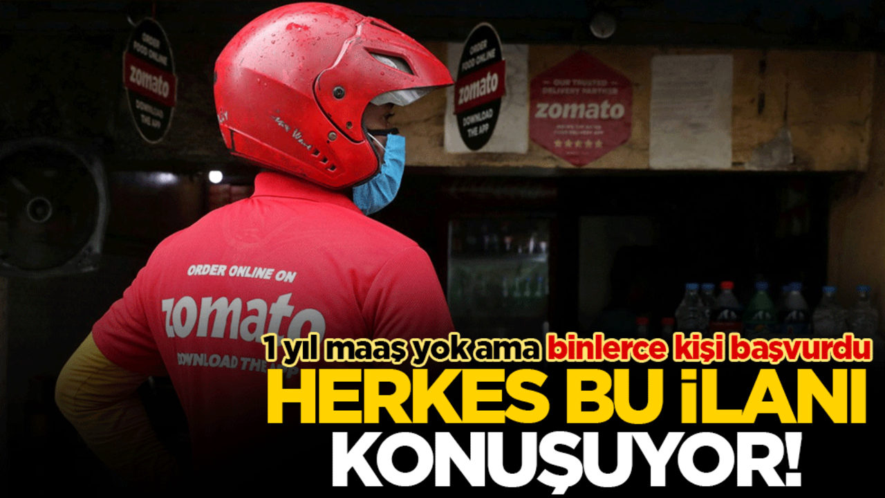 Herkes bu ilanı konuşuyor! 1 yıl maaş yok ama binlerce kişi başvurdu