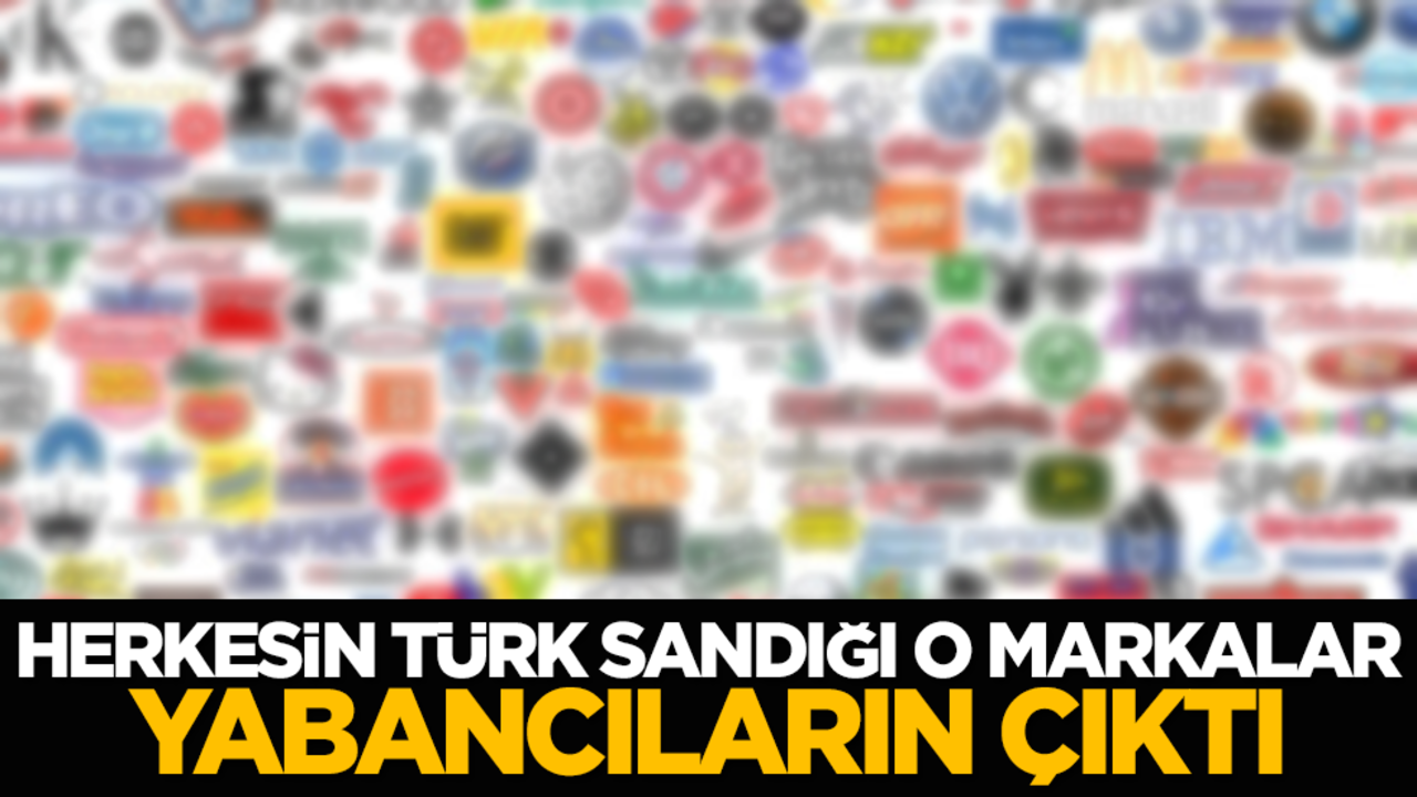 Herkesin Türk sandığı o markalar yabancıların çıktı
