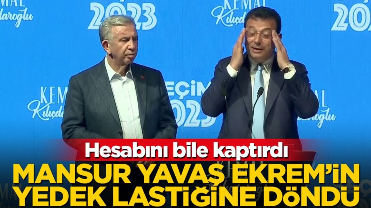 Hesabını bile kaptırdı! Mansur Yavaş, Ekrem’in yedek lastiğine döndü