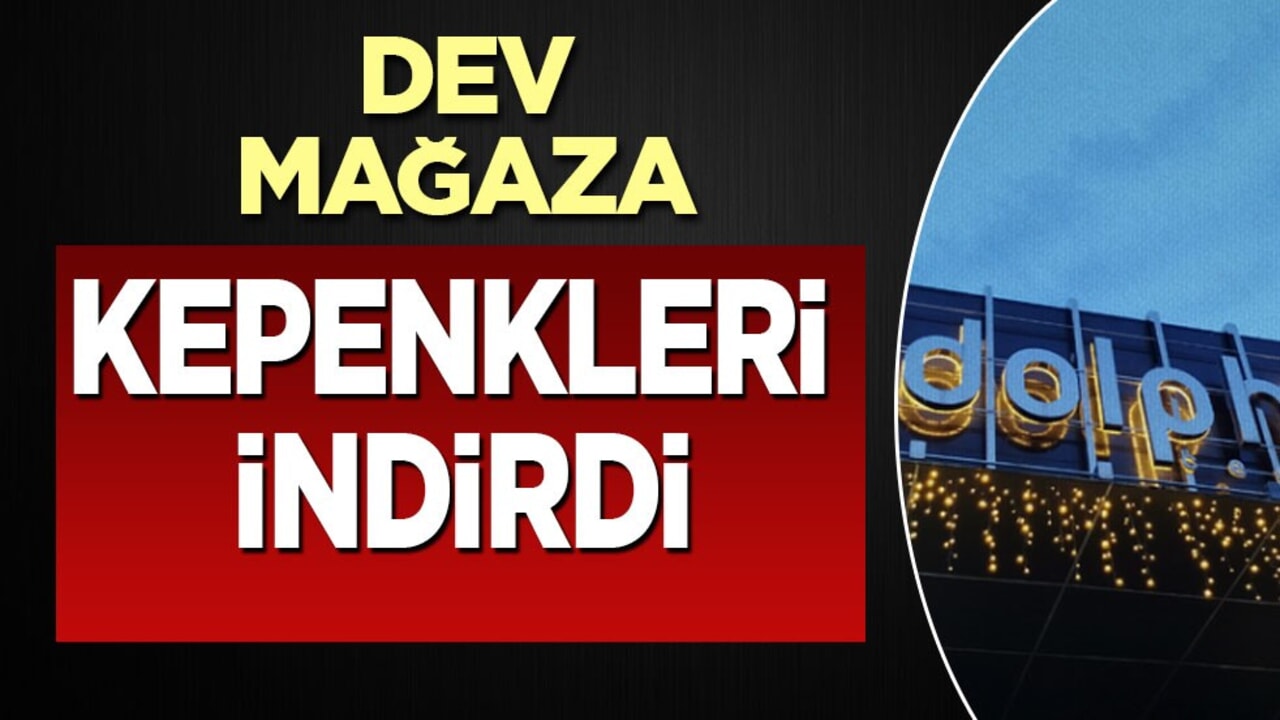 Hiç kimse bu kadarını beklemiyordu artık koskoca mağaza kapandı! Kötü haber geldi