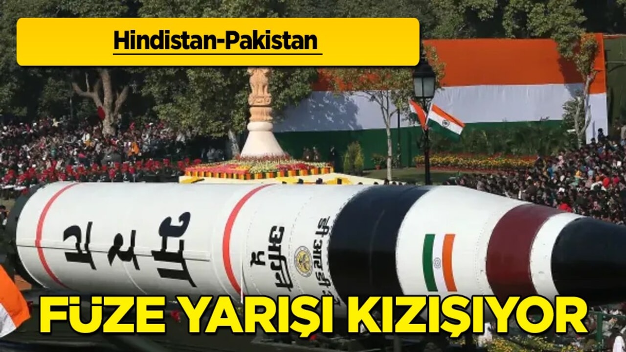 Hindistan-Pakistan füze yarışı kızışıyor: Test için havalandı! Balistik füzesi ile ilgili detaylar
