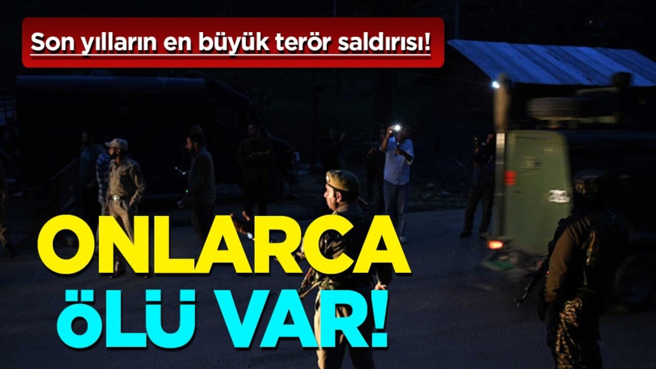 Hindistan'da silahlı saldırı! Terör saldırısı: Onlarca yaralı var! Rakamlar endişe verici!