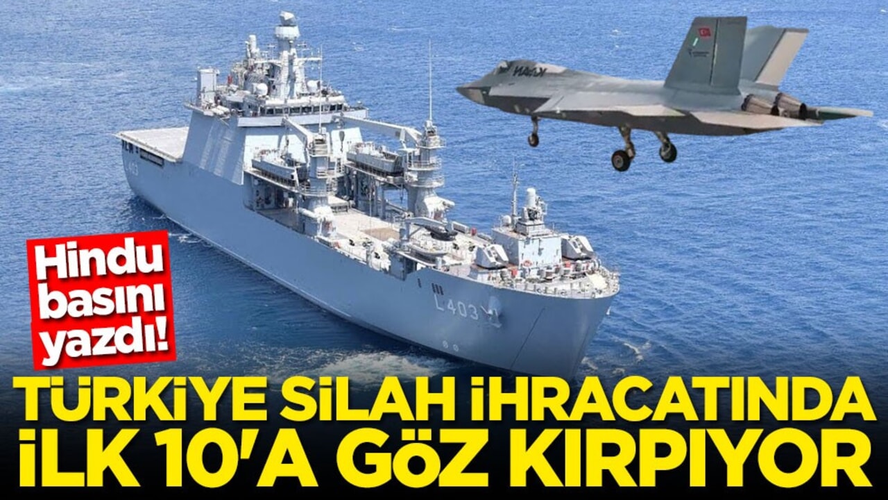 Hindu basını yazdı! Türkiye silah ihracatında ilk 10'a göz kırpıyor